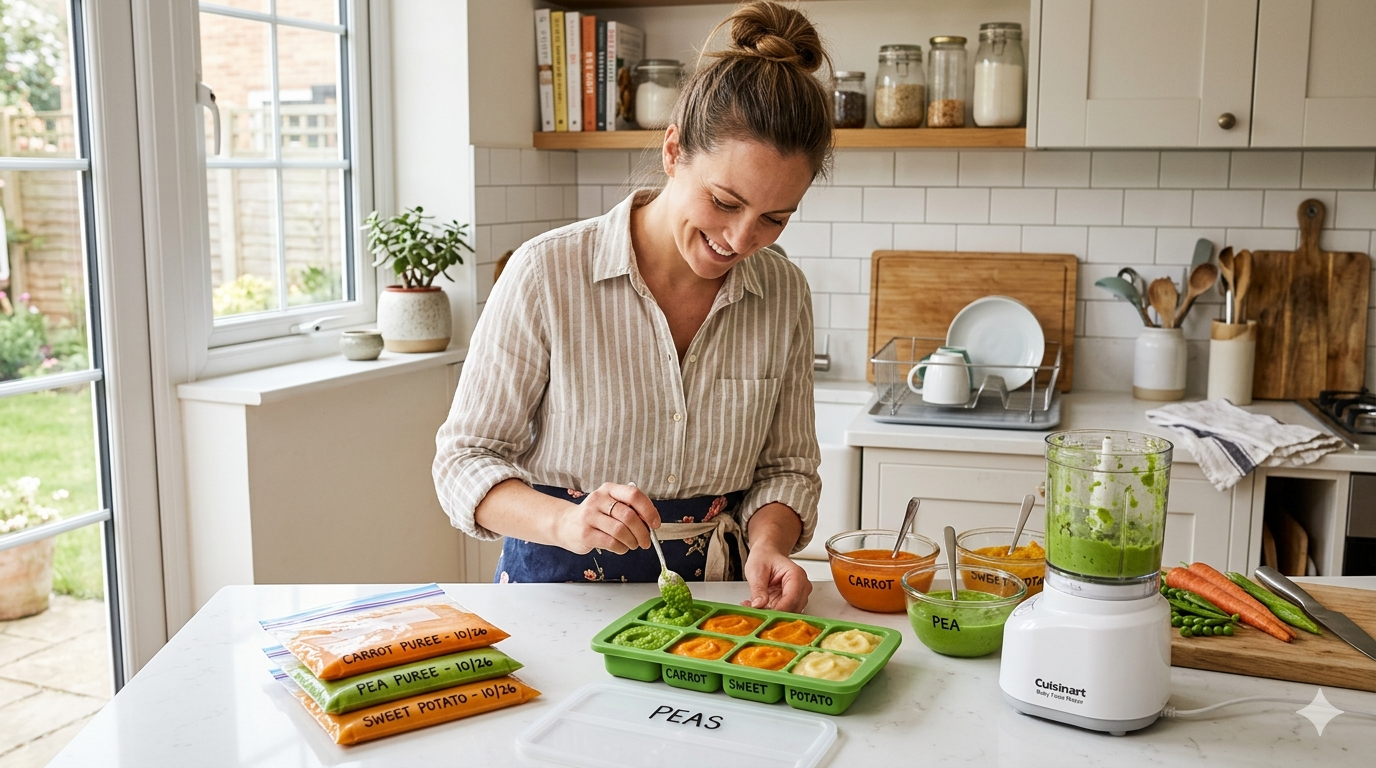 Bebek Püresini Hazırlayıp Dondurmak: Güvenli mi, Pratik mi?