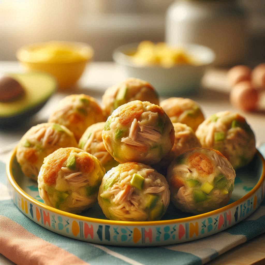 Avokado & Tavuk Mini Topları